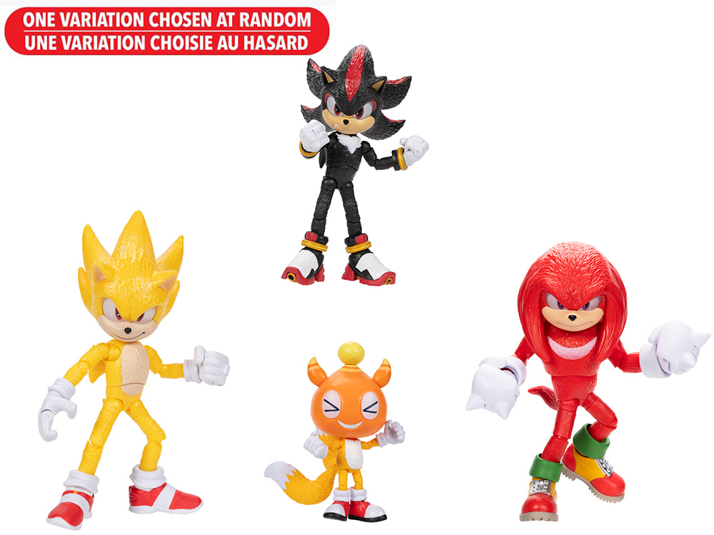 Sonic 3 Movie 5"" Figurines Wave 2 - Assortiment