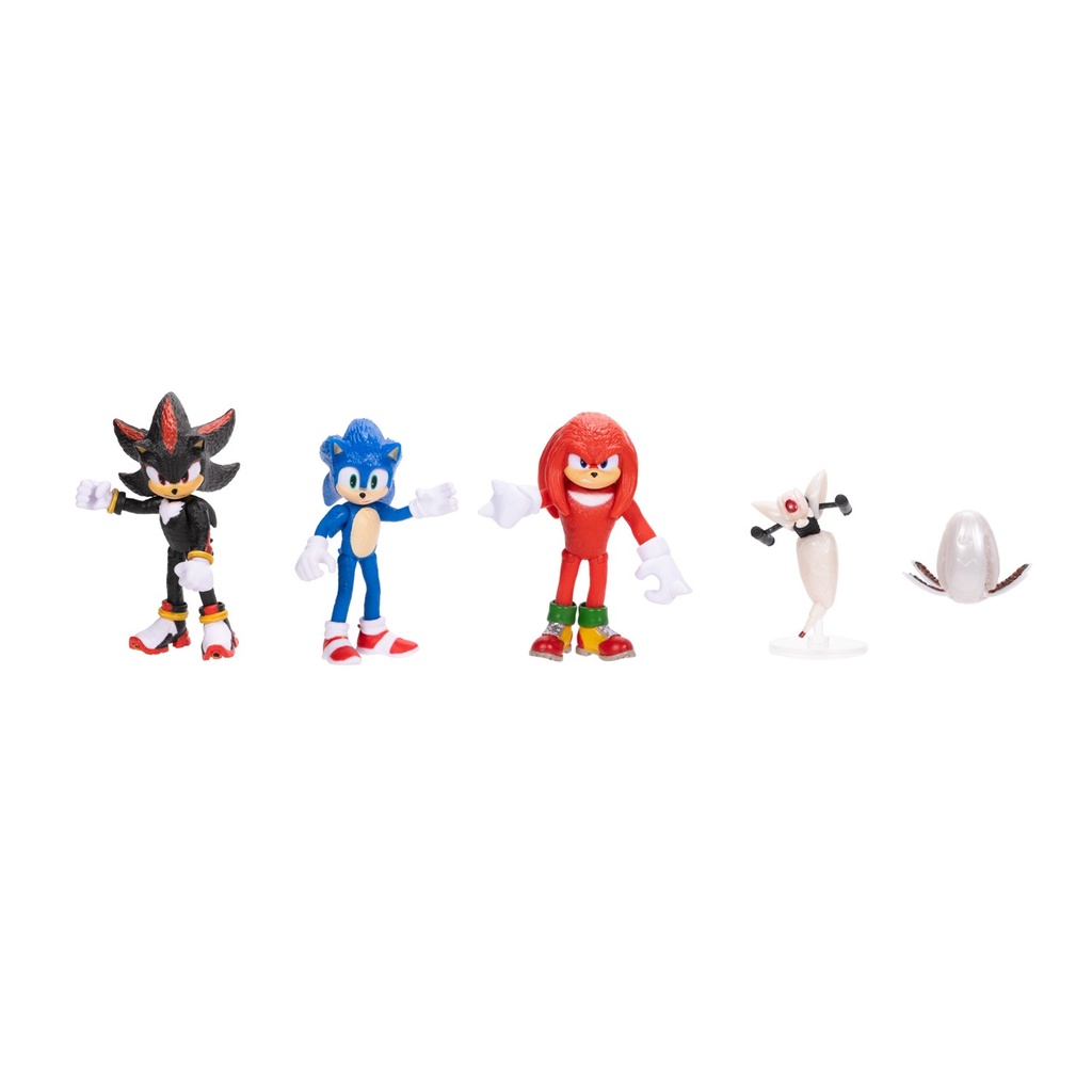 Sonic 3 Movie - Pack multiple de figurines 2,5 pouces Wave 1