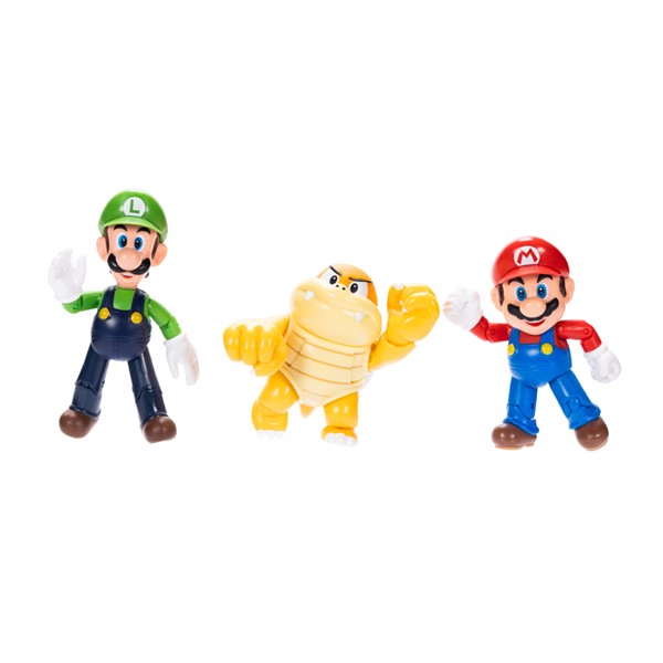 Super Mario 4"" Figures 3 pack