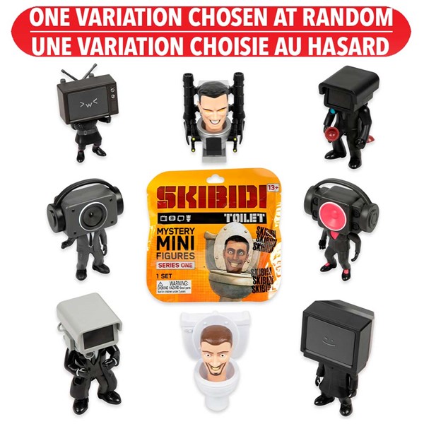 Skibidi Toilet Mystery 2"" Figures
