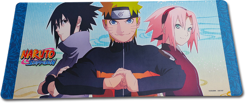 Tapis de bureau artistique du groupe Naruto