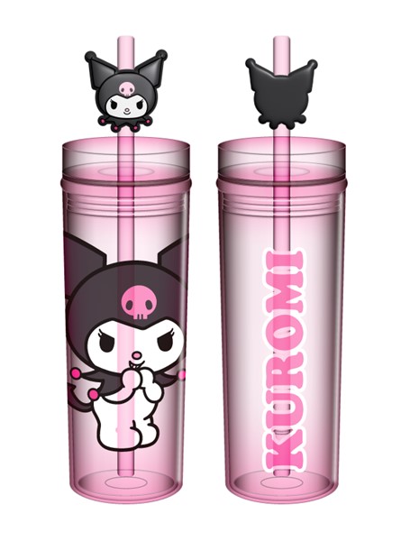 Kuromi Tumbler with Straw