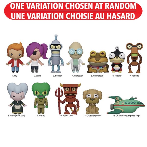 Futurama 3D Foam Bag Clip Series 1 - Blind Bag