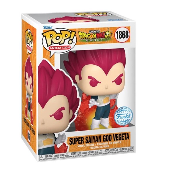 POP! Dragon Ball Super: Broly Super Saiyan God Vegeta