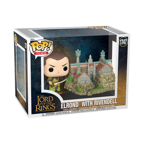 POP! Town The Lord of the Rings Lord Elrond with Rivendell