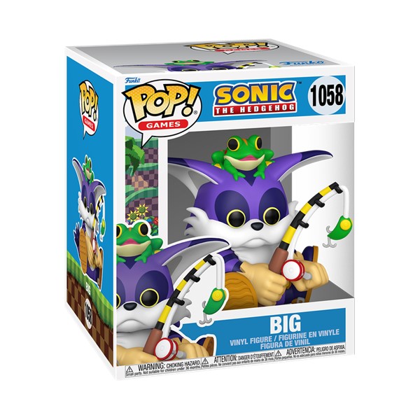 POP! Super Sonic the Hedgehog Big the Cat with Froggy