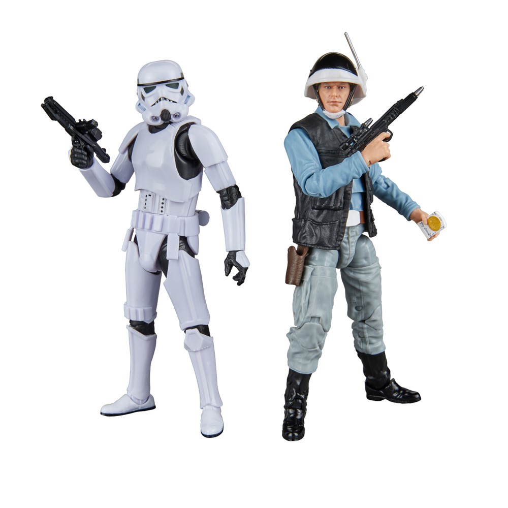 Star Wars The Black Series Rebel Trooper & Stormtrooper Collectible Action Figure (6”) 2-Pack