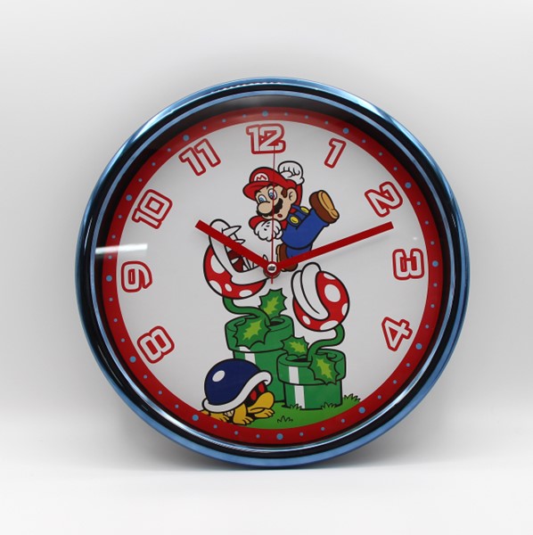 Super Mario & Piranha Plant 12"" Wall Clock