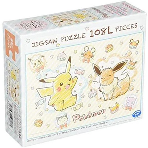 Pokémon PK108-L03 108 Piece Crayon Art Ensky Puzzle