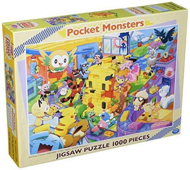 Pokémon PK1000T-02 1000 Piece Let's Make It Together Pikachu Blocks Ensky Puzzle