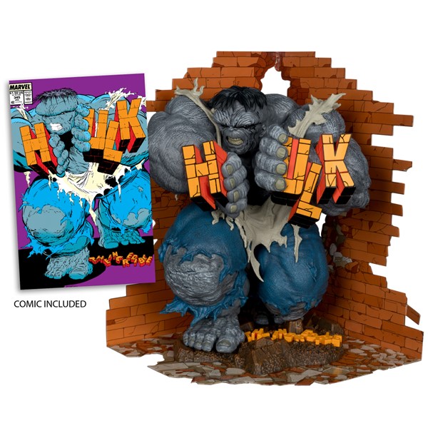 Marvel The Incredible Hulk 1:6th Scale Collectible with Scene (The Incredible Hulk #345)