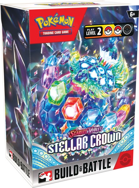Pokémon Trading Card Game Scarlet & Violet Stellar Crown Build & Battle Box