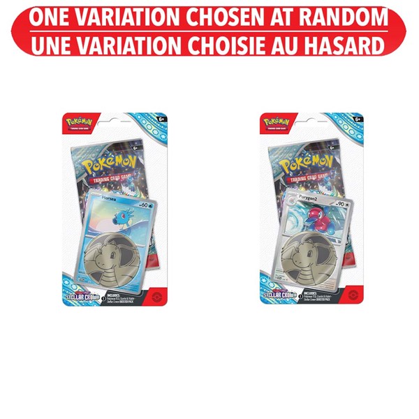 Pokémon Trading Card Game Scarlet & Violet Stellar Crown Checklane Booster (French) Assortie