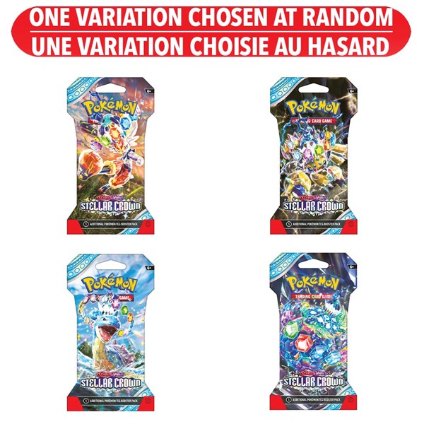 Pokémon Trading Card Game Scarlet & Violet Stellar Crown Booster (Français)