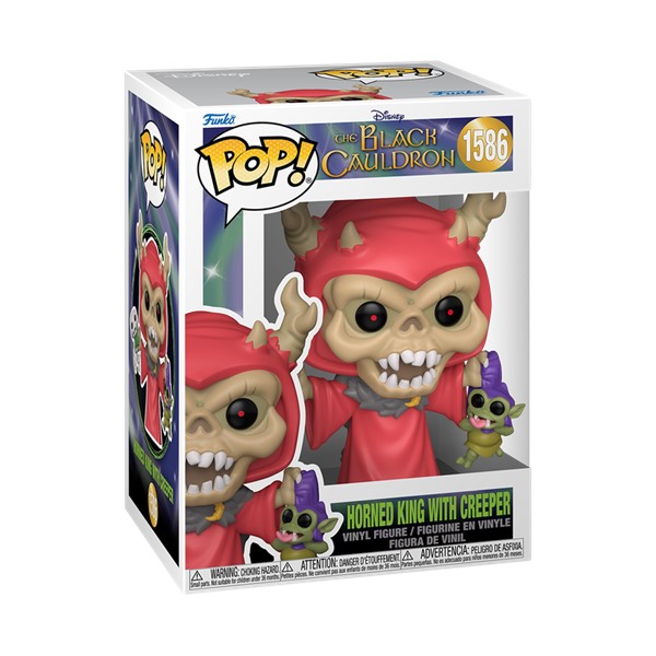 POP! Disney The Black Cauldron Horned King with Creeper