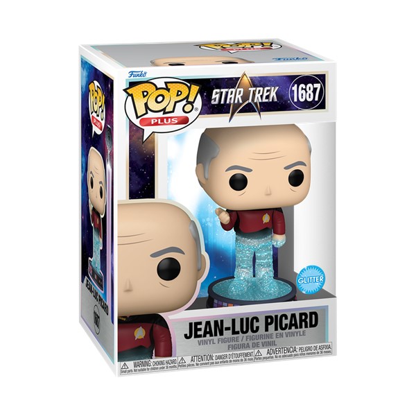 POP! Plus Star Trek Jean-Luc Picard (Transporter Glitter)