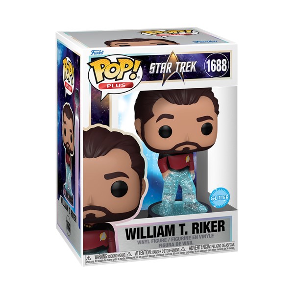 POP! Plus Star Trek William T. Riker (Transporter Glitter)