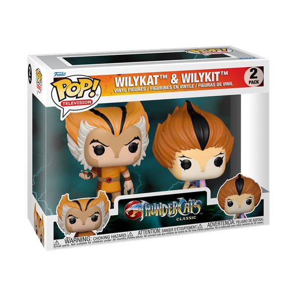 POP! Thundercats Wilykat & Wilykit 2 Pack