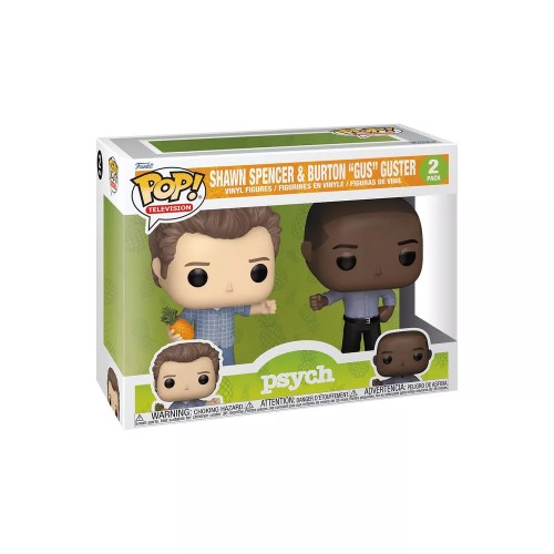 POP! Television Psych Shawn Spencer & Burton “Gus” Guster 2 Pack!