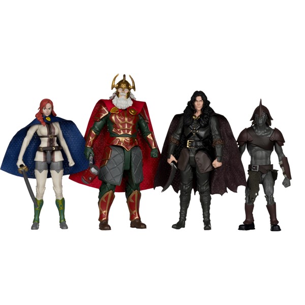 The Lord of Rings: The War of the Rohirrim 4-Inch Action Figure Gold Label 4 pack