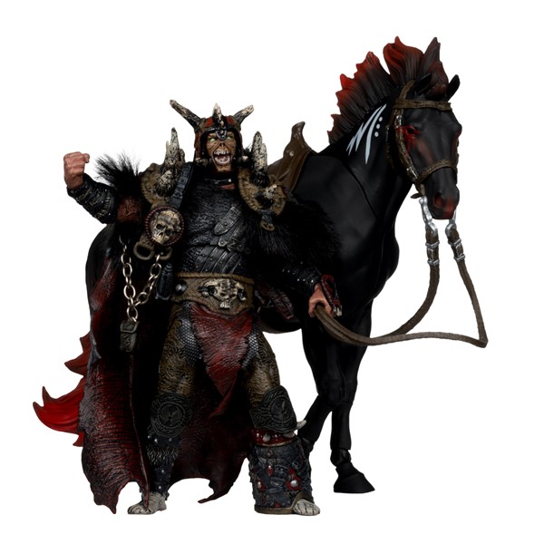Bloodaxe with Horse (Spawn: The Dark Ages) 7-Inch Action Figure 2 pack