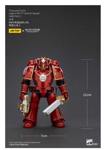 Warhammer The Horus Heresy Action Figure 1/18 Thousand Sons Legion MK IV Tactical Squad Legionary
