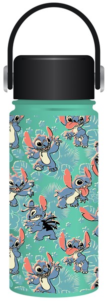 Bouteille d'eau en acier inoxydable Stitch Turquoise