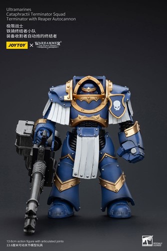 Warhammer The Horus Heresy Ultramarines Cataphractii Terminator Squad Terminator with Reaper Autocan