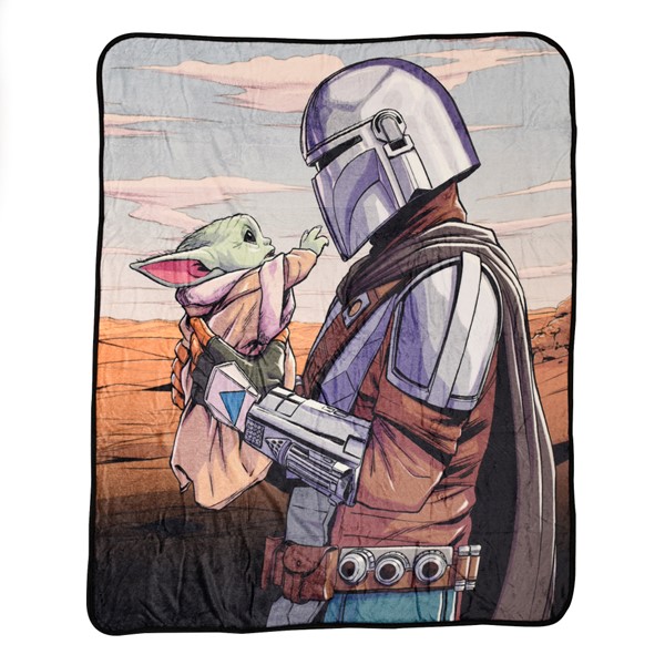 The Mandalorian Plush Throw