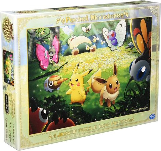 Ensky Puzzle 1000T-126 Sunlight Through the Forest ""Pokemon""