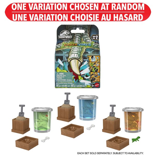 Jurassic World Crushivores - Singles Assortment