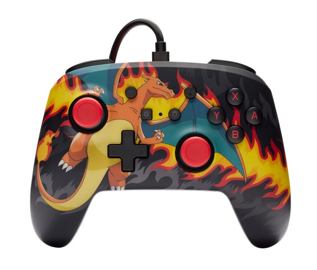 PowerA Enhanced Wired Controller for Nintendo Switch - Charizard Firestorm