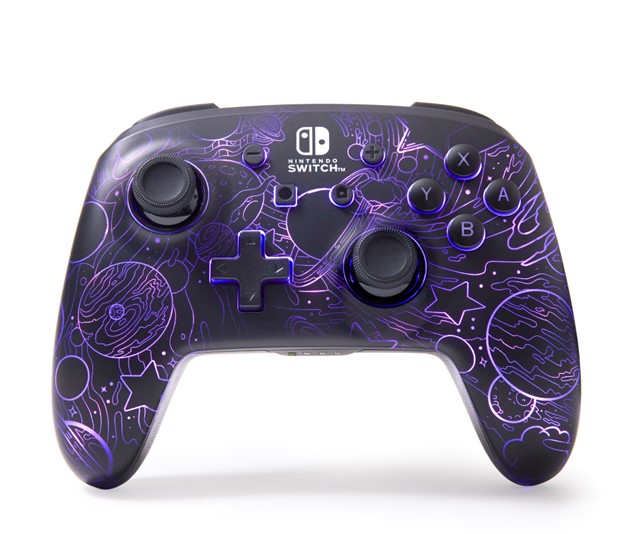 PowerA Enhanced Wireless Controller for Nintendo Switch with Lumectra - Galactic Vortex