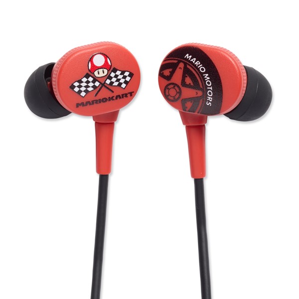 PowerA Wired Earbuds for Nintendo Switch - Mario Kart Motors
