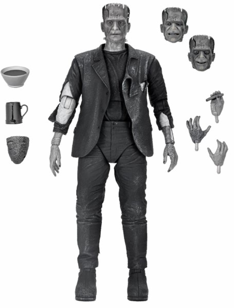 Universal Monsters - 7 In Scale Action Figure - Ultimate Bride of Frankenstein Frankenstein’s