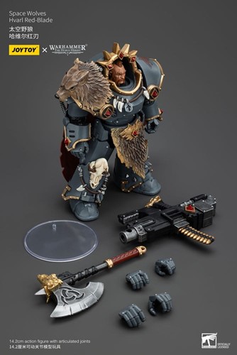Warhammer: Horus Heresy - Space Wolves Hvarl Red-Blade 1/18 Action Figure