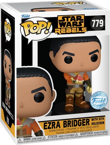 POP! Star Wars Rebels - Ezra Bridger with Sith Holocron