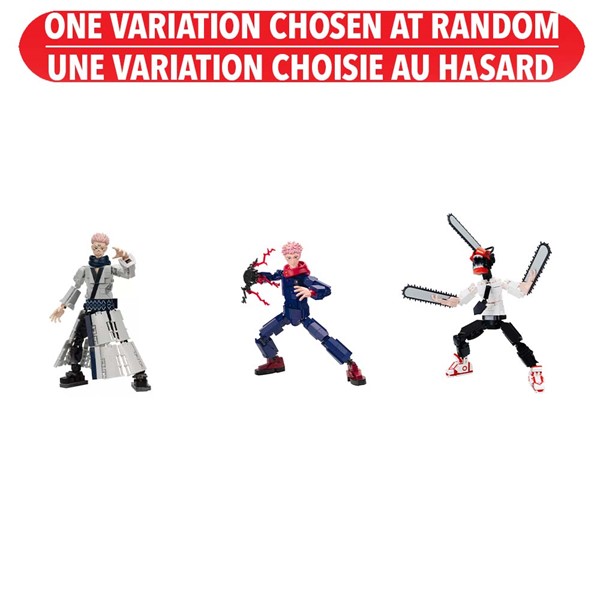 BLDR Anime Buildable Action Figure Set Assorted