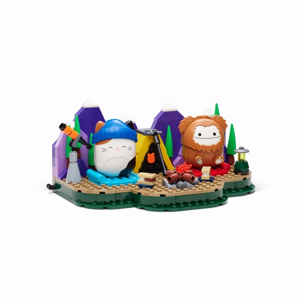 BLDR Squishmallows Outdoor Adventure Club Cam & Benny Building Set