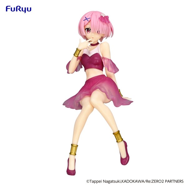 Re:Zero Starting Life in Another World Ram Twinkle Party Noodle Stopper Figure