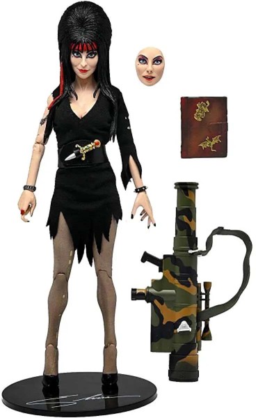 Elvira – 8 In Clothed Action Figure – Commando Elvira