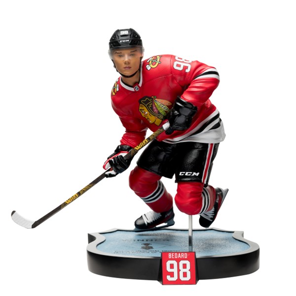 NHL Connor Bedard (Chicago Blackhawks) 1:6th Scale Resin Statue