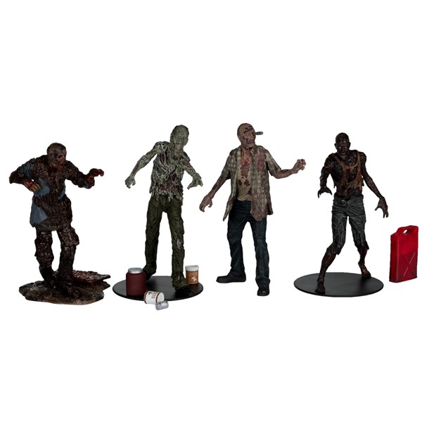 The Walking Dead Walkers 5-Inch Figure 4-pack