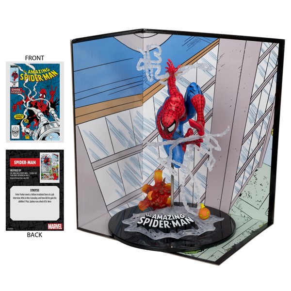Marvel Spider-Man 1:10th Scale Collectible with Scene (The Amazing Spider-Man #302)