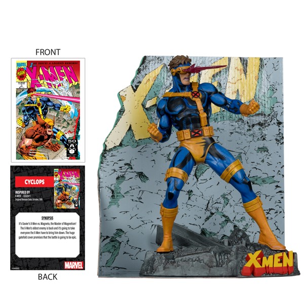 Marvel Cyclops 1:10th Scale Collectible with Scene (X-Men #1)