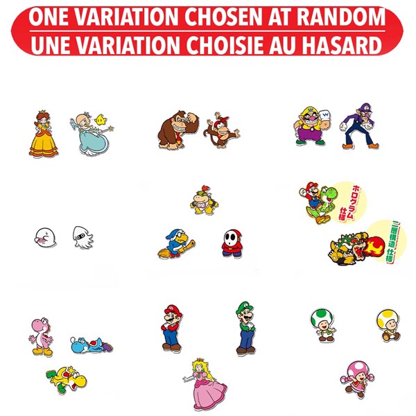 Super Mario Character Magnets 2 ""Super Mario"" Bandai Shokugan Character Magnets