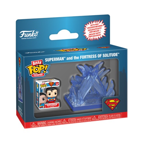 Bitty POP! Towns DC Superman & The Fortress of Solitude
