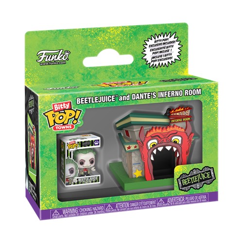 Bitty POP! Towns Beetlejuice & Dante's Inferno Room