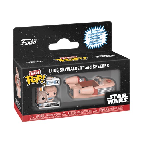 Bitty POP! Rides Star Wars Luke Skywalker & Speeder