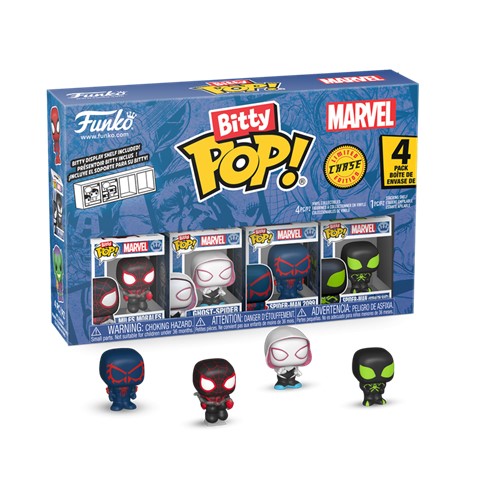Bitty POP! Marvel Spider-Man 4-Pack Series